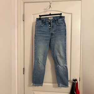 We The Free Light Blue Straight Leg Jeans